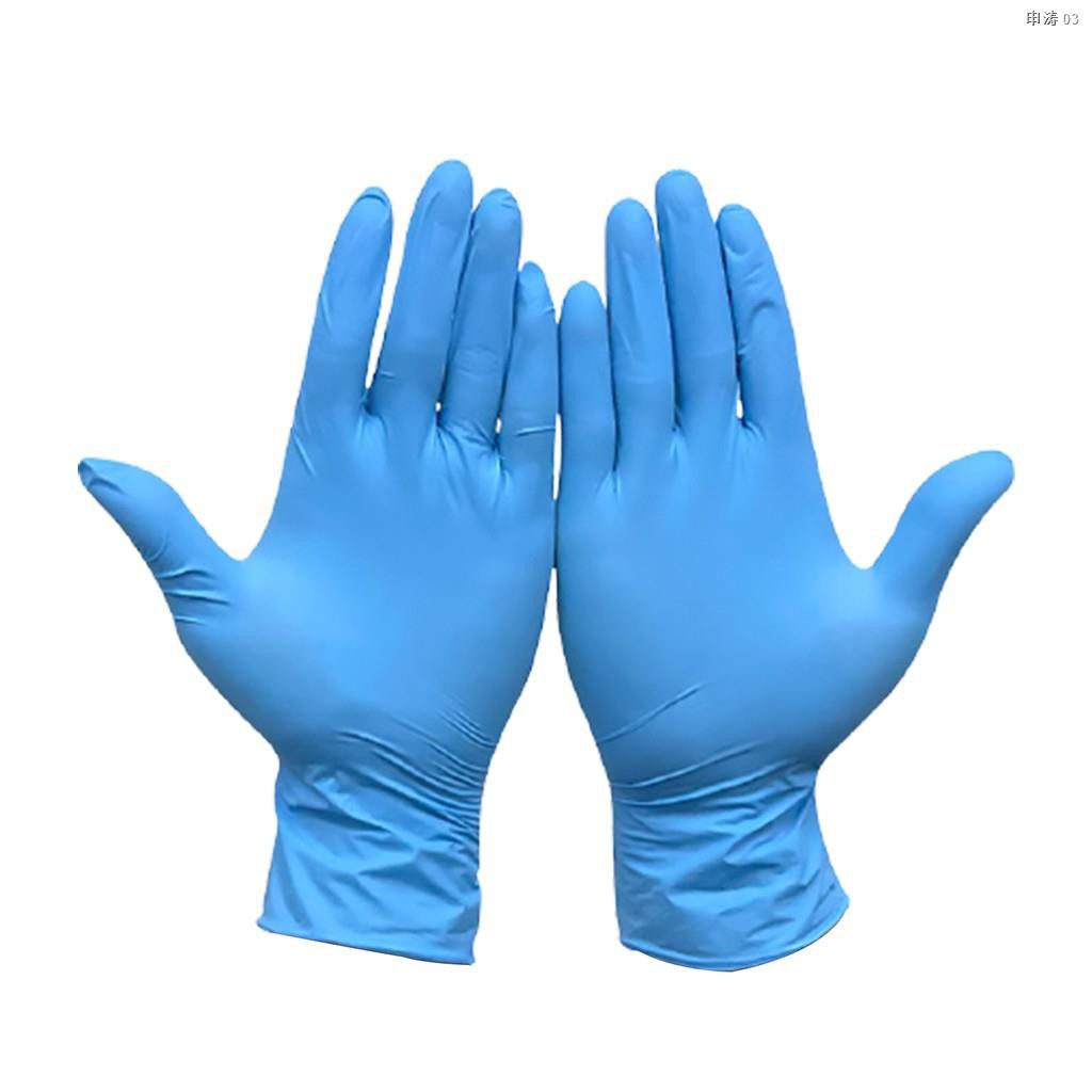 Disposable Blue Vinyl Gloves (Size Medium)- 1 x 100 pack ...